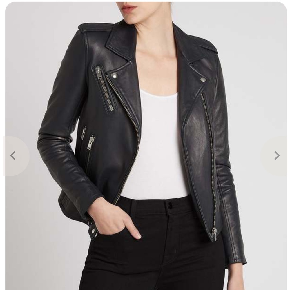 IRO leather motorcycle jacket